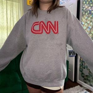 Gildan CNN Gray Pullover